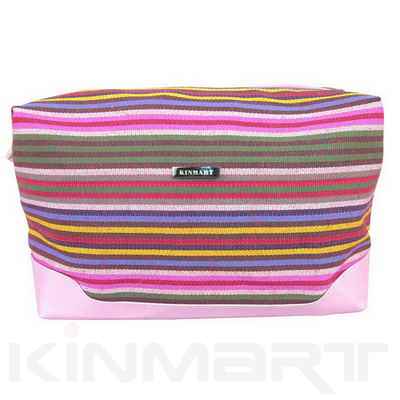 Personalised Stripe Cosmetic Bag